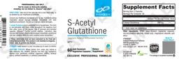 Label for S-Acetyl Glutathione