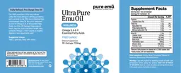 Label for Ultra Pure Emu Oil