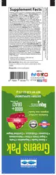 Label for Greens Pak Berry