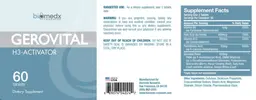 Label for Gerovital H3-Activator