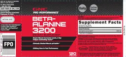 Label for Beta-Alanine 3200
