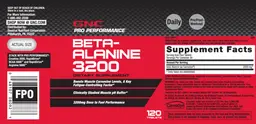 Label for Beta-Alanine 3200