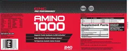 Label for Amino 1000