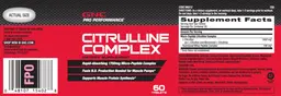 Label for Citrulline Complex