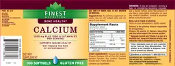 Label for Calcium 1200 mg Plus 1000 IU Vitamin D3