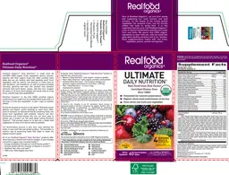Label for Ultimate Daily Nutrition