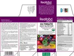 Label for Ultimate Daily Nutrition