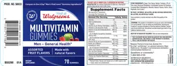 Label for Multivitamin Gummies
