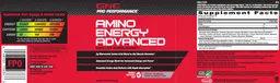 Label for Amino Energy Advanced Fruit Punch