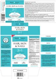 Label for Hair, Skin & Nails