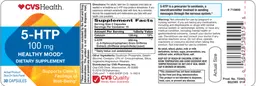 Label for 5-HTP 100 mg