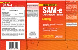 Label for Double Strength SAM-e 400 mg