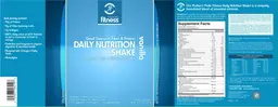 Label for Daily Nutrition Shake Vanilla