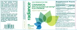 Label for Cinnamon Plus Chromium