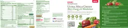 Label for Ultra Mega Green Men's Energy & Metabolism
