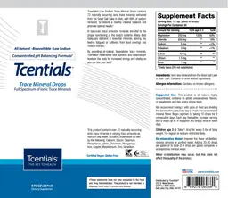 Label for Tcentials Trace Mineral Drops