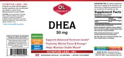 Label for DHEA 50 mg