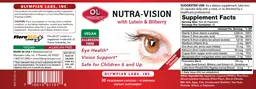 Label for Nutra-Vision with Lutein & Bilberry