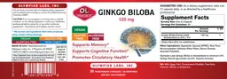 Label for Ginkgo biloba 120 mg