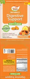 Label for Digestive Support Soft Chews Tropical Fruit Flavor