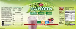 Label for Pea Protein Mixed Berries