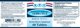 Label for AKBBA Max
