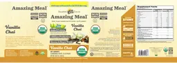 Label for Amazing Meal Vanilla Chai