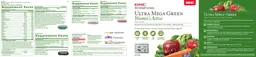 Label for Ultra Mega Green Women's Multivitamin