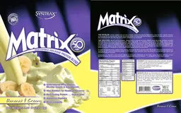 Label for Matrix 5.0 Bananas & Cream