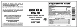 Label for Tonalin CLA 1,000 mg