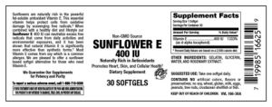 Sunflower E 400 IU