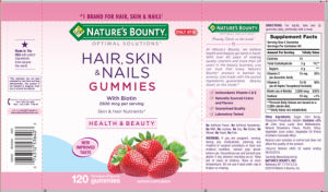 Hair, Skin & Nails Gummies with Biotin S