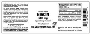 Niacin 500 mg