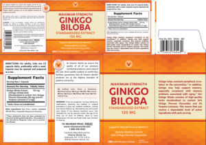 Ginkgo Biloba 120 mg