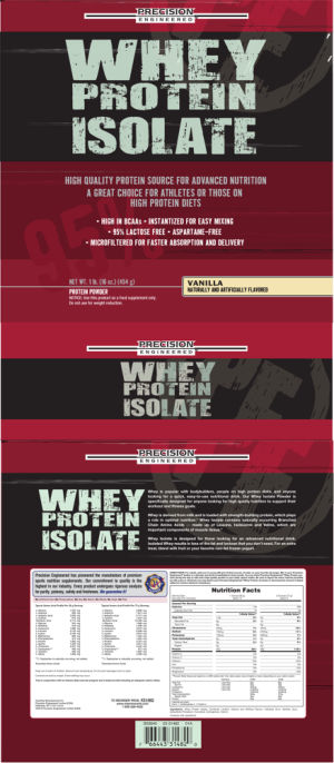 Whey Protein Isolate Vanilla