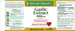 Garlic Extract 1000 mg