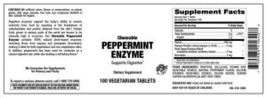 Chewable Peppermint Enzyme