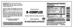 Phytonutrient Based B-Complex