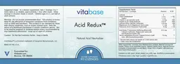 Label for Acid Redux