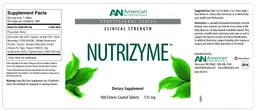 Label for Nutrizyme