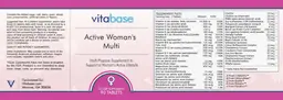 Label for Active Woman's Multi