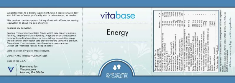 Label for Energy