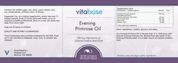 Label for Evening Primrose Oil 500 mg