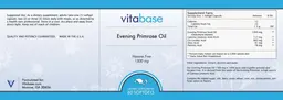 Label for Evening Primrose Oil 1300 mg