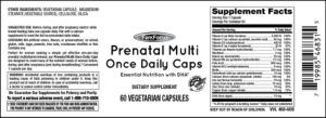 Prenatal Multi Once Daily Caps