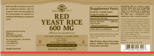 Red Yeast Rice 600 mg