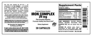 Iron Complex 29 mg