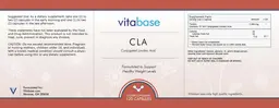 Label for CLA Conjugated Linolenic Acid