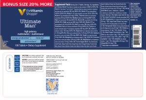 Label for Ultimate Man