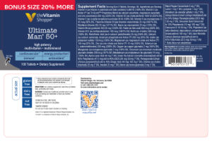 Label for Ultimate Man 50+